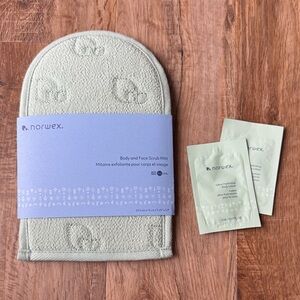 Norwex Eucalyptus Body and Face Scrub Mitt Bundle